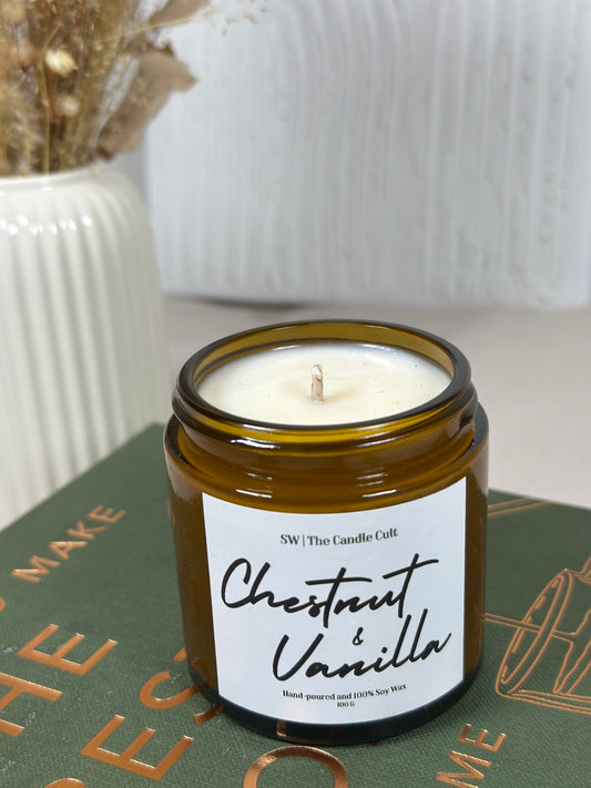 Amber Jar - Cotton Wick Scented Candle