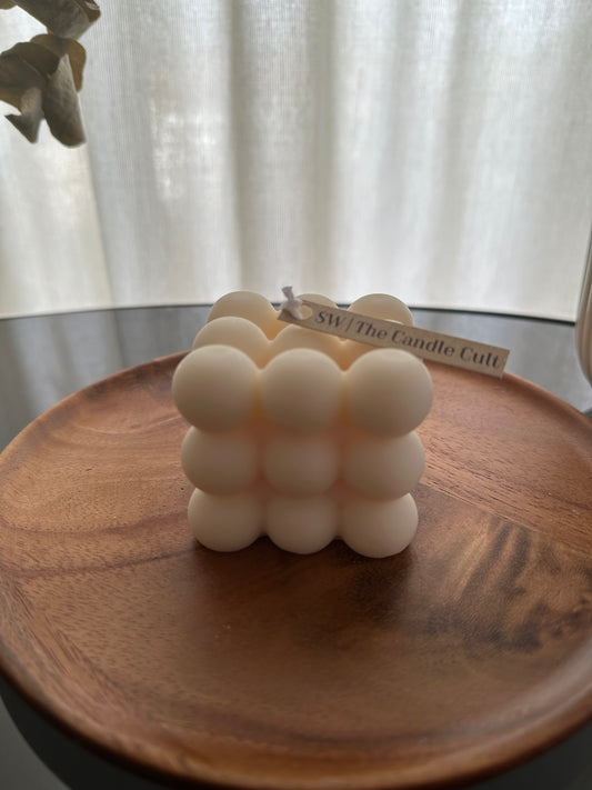 3D Cube - Decorative Candle