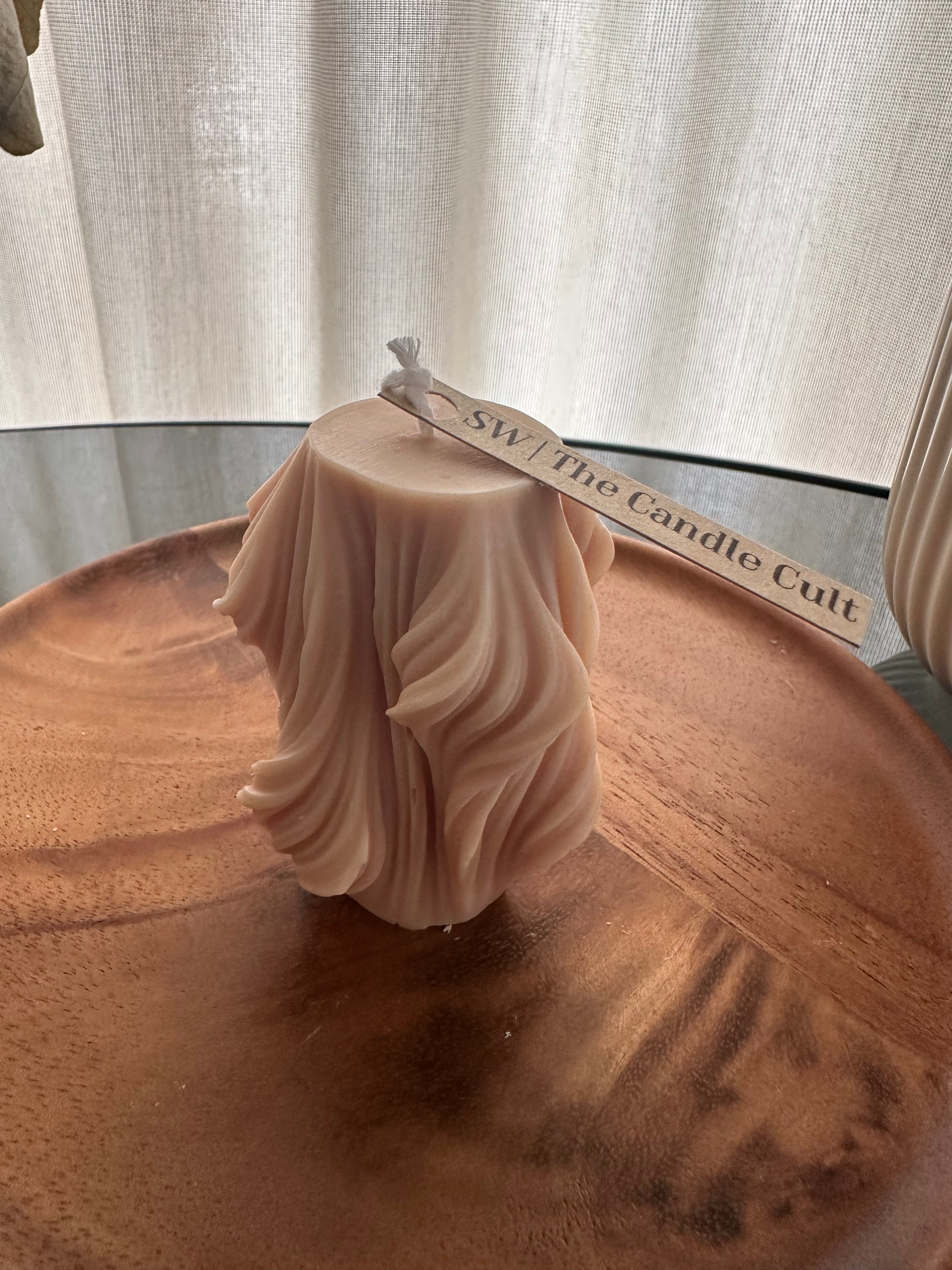 3D Waves [Small] - Decorative Candle