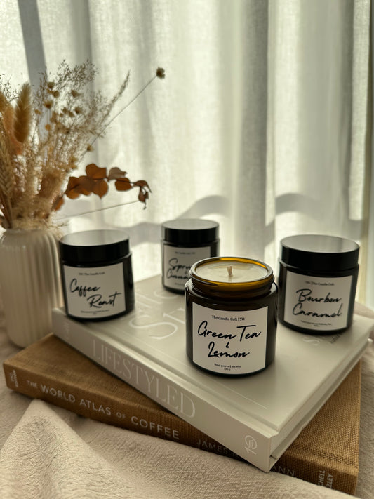 Amber Jar - Cotton Wick Scented Candle