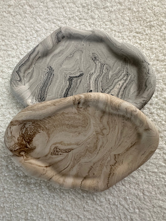 Juliette - Ceramic Tray [Marble Effect]