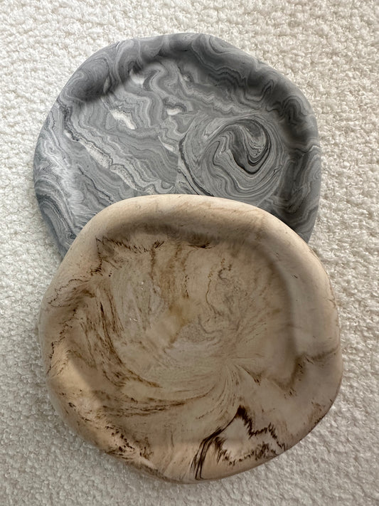 AVA - Ceramic Tray [Marble Effect]