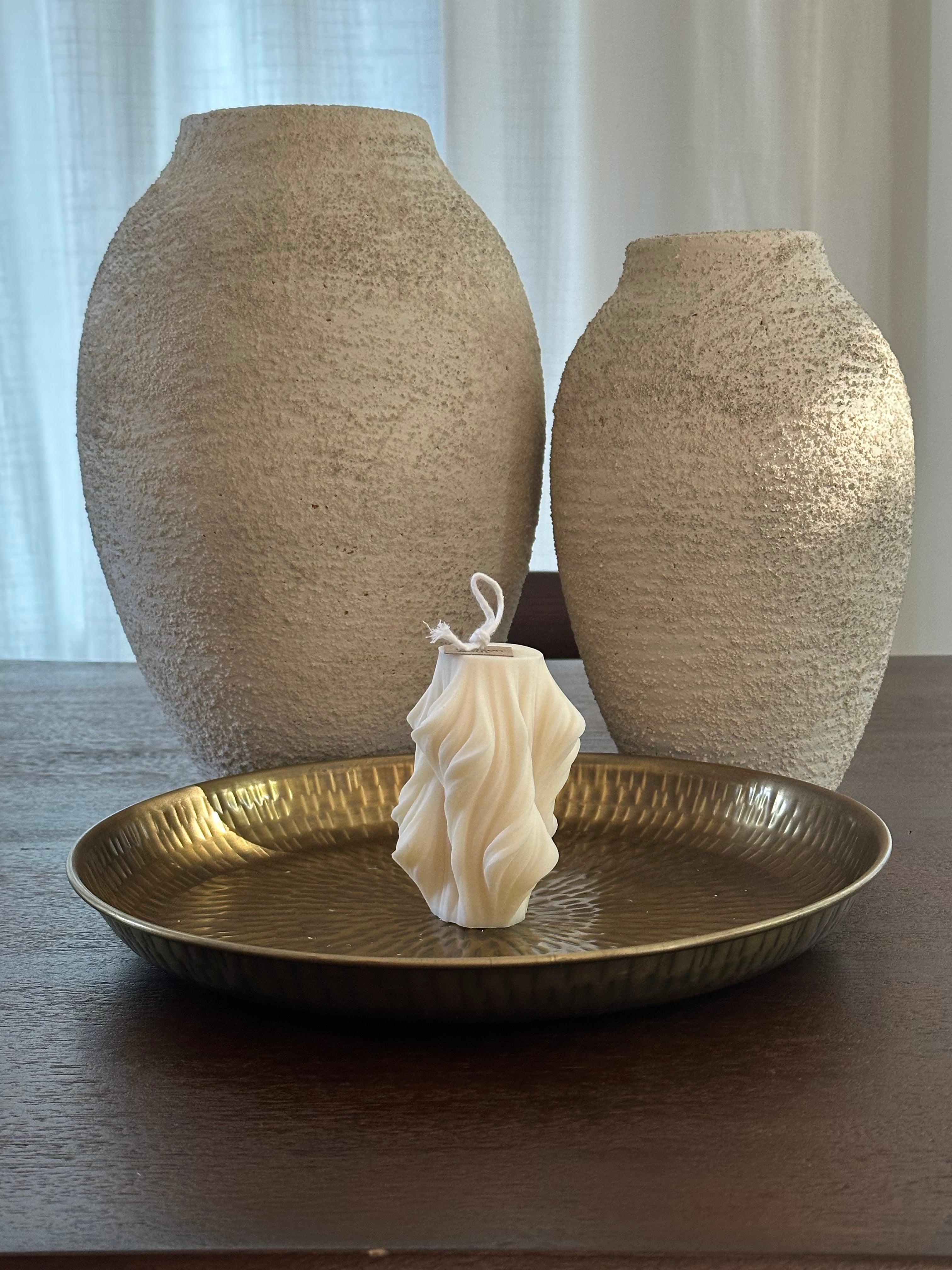 3D Waves [Big] - Decorative Candle