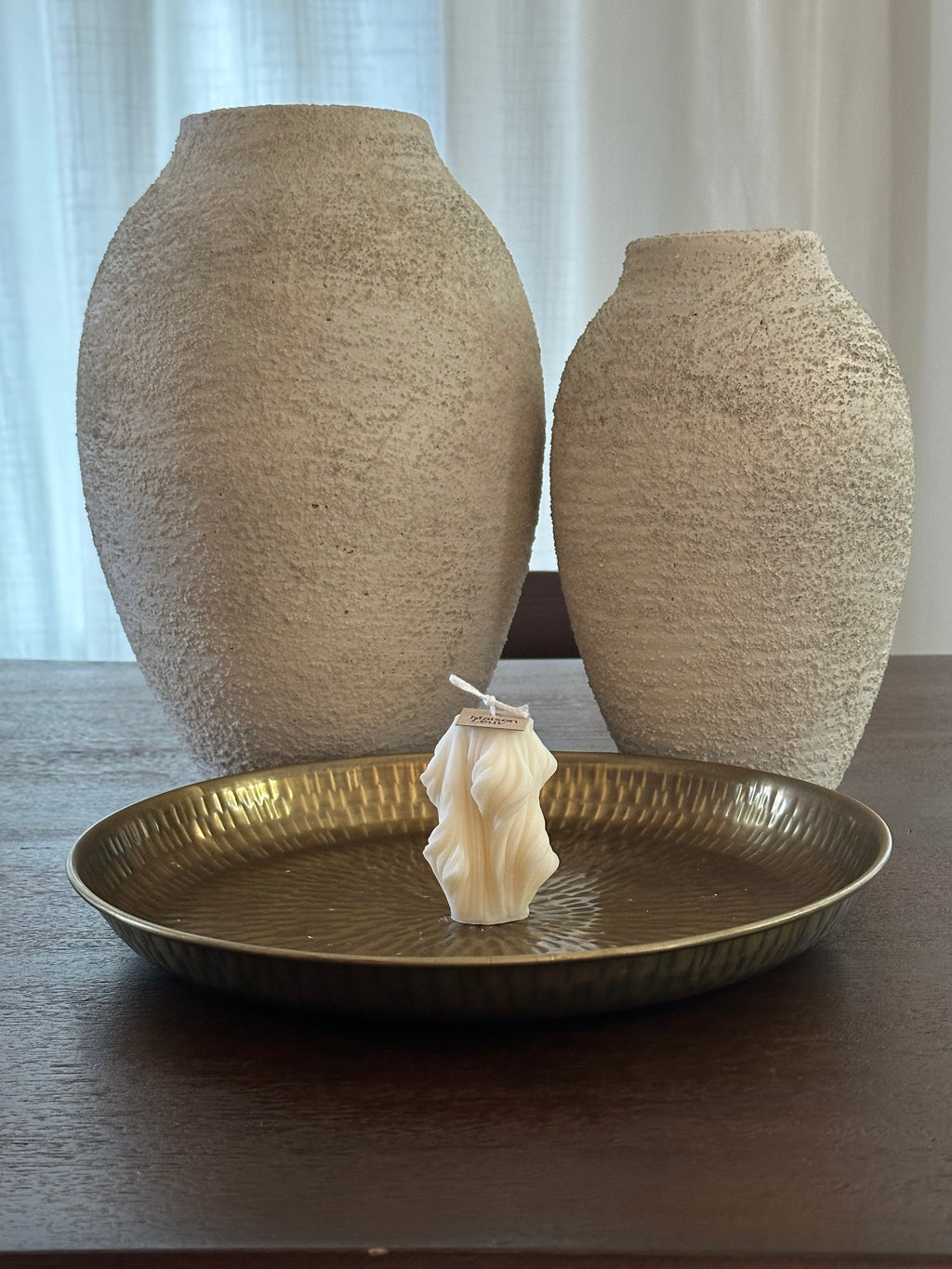 3D Waves [Small] - Decorative Candle