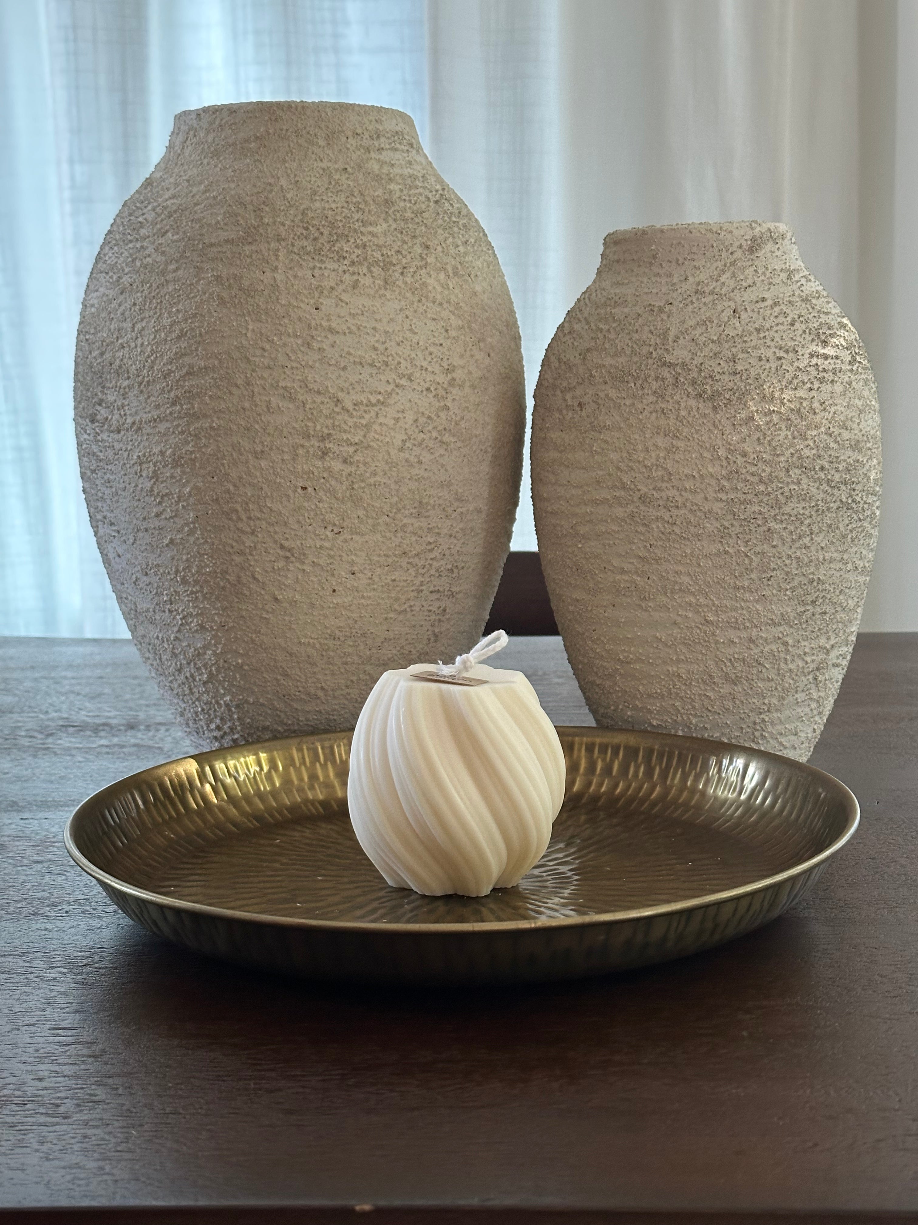 3D Swirl [Big] - Decorative Candle