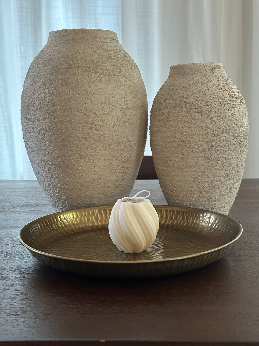 3D Swirl [Small] - Decorative Candle