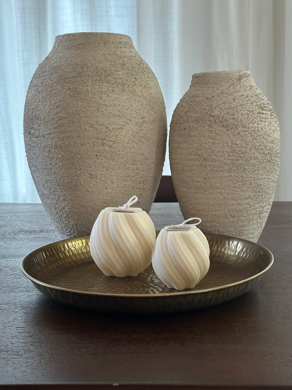 3D Swirl [Small] - Decorative Candle