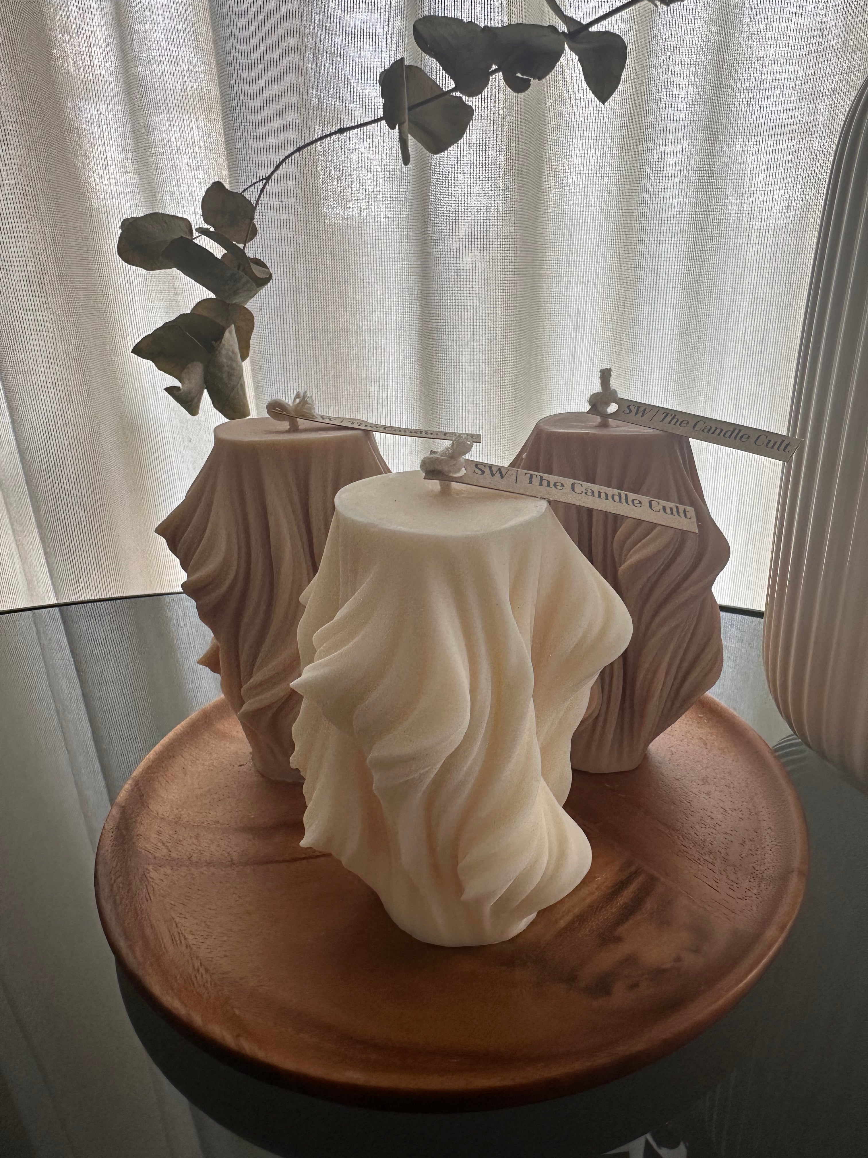 3D Waves [Big] - Decorative Candle
