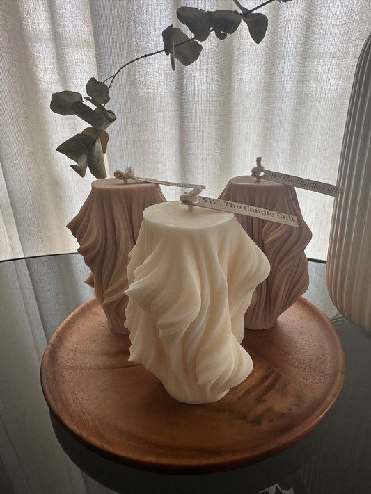 3D Waves [Big] - Decorative Candle