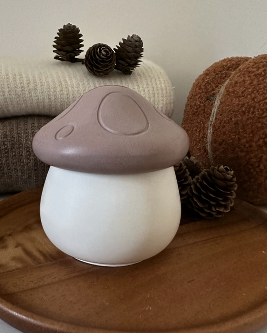 Brown Mushroom - Scented Candle
