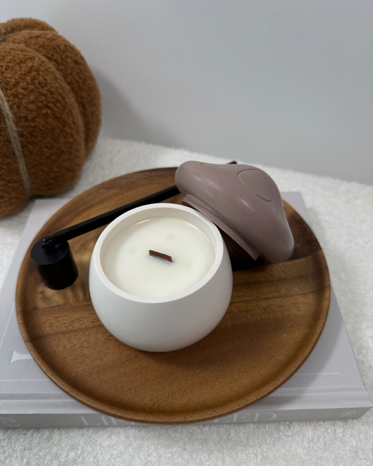 Brown Mushroom - Scented Candle