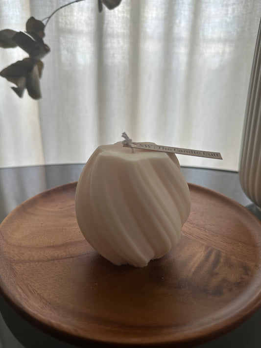 3D Swirl [Small] - Decorative Candle