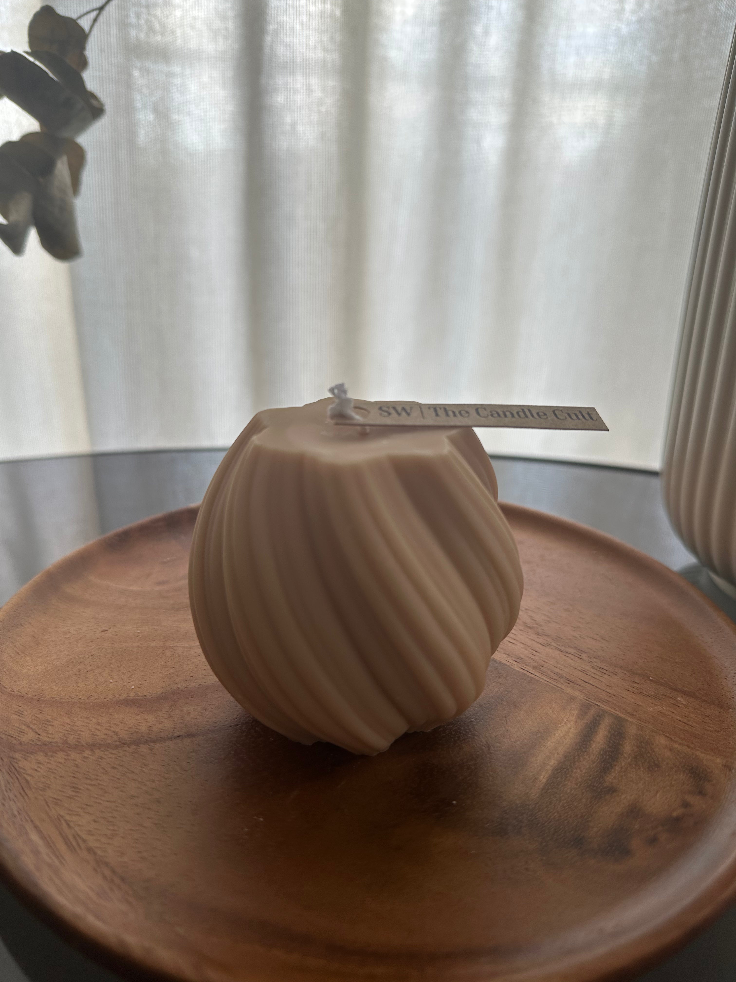 3D Swirl [Small] - Decorative Candle
