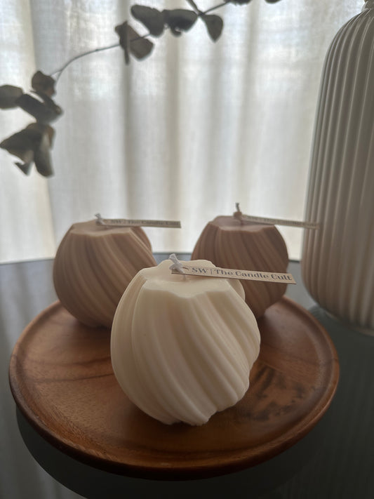 3D Swirl [Small] - Decorative Candle