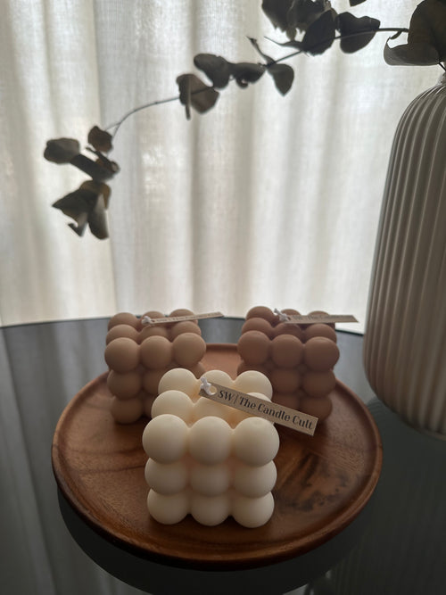 3D Cube - Decorative Candle