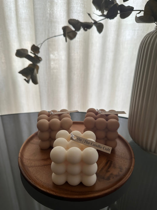 3D Cube - Decorative Candle